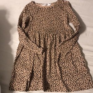 H&M animal print dress